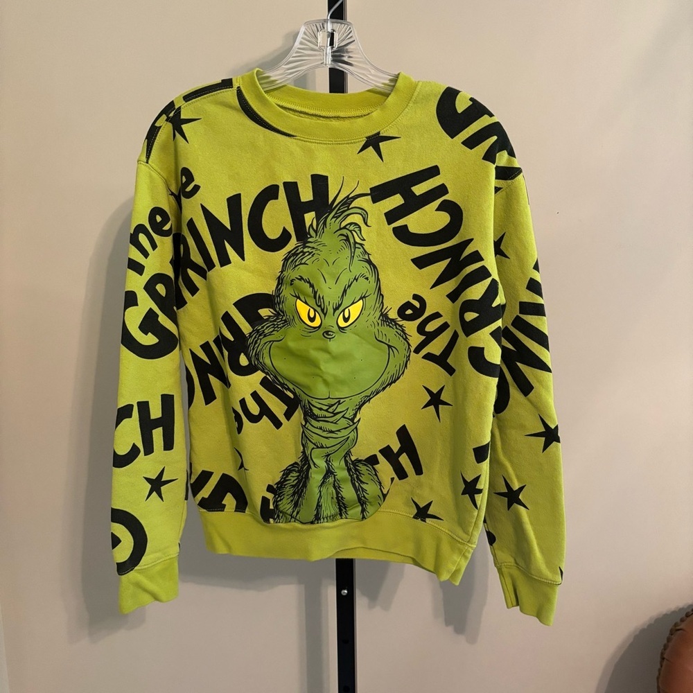 Dr. Seuss Grinch Lime Sweatshirt